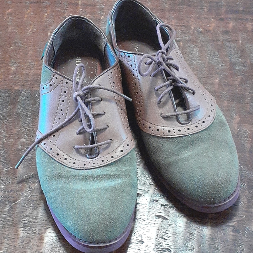 G.H. Bass & Co. "Enfield Searock Brownstone" Women's Size 8 Leather Dress Shoes